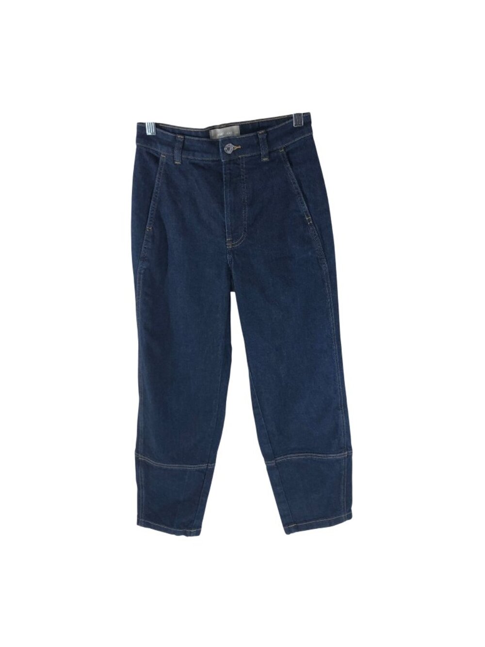 Everlane Womens Utility Barrel Jeans Dark Blue Organic Cotton Size 25
